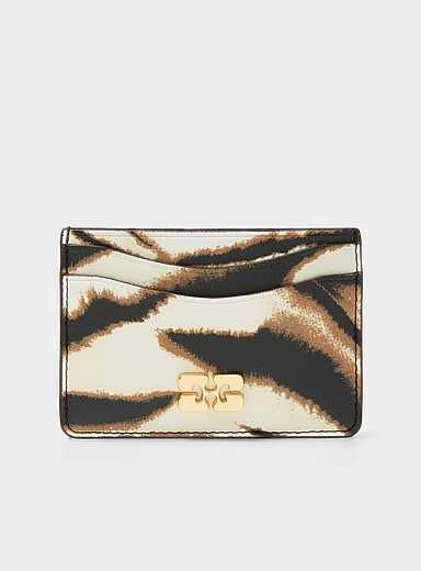 Bou zebra print cardholder