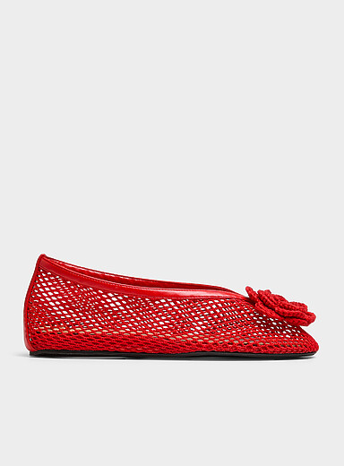 Jenny scarlet mesh ballet flats Women