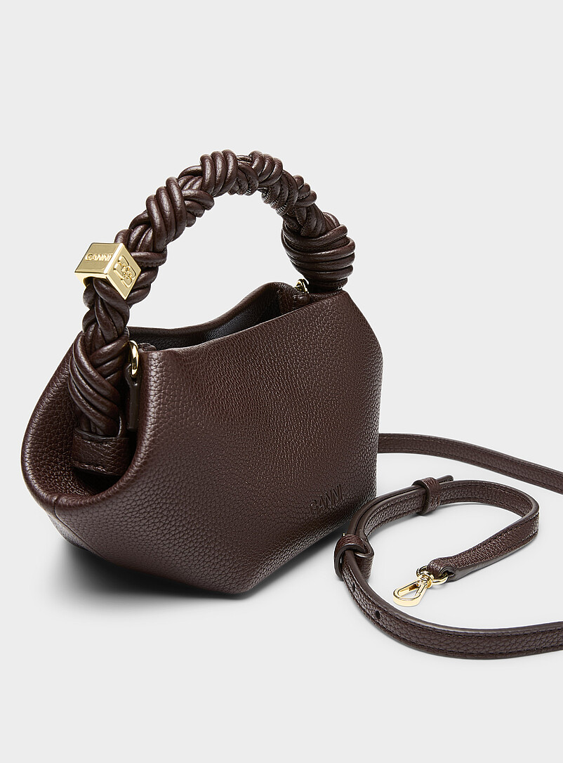 Bou Mini brown braided-handle bag product image 2