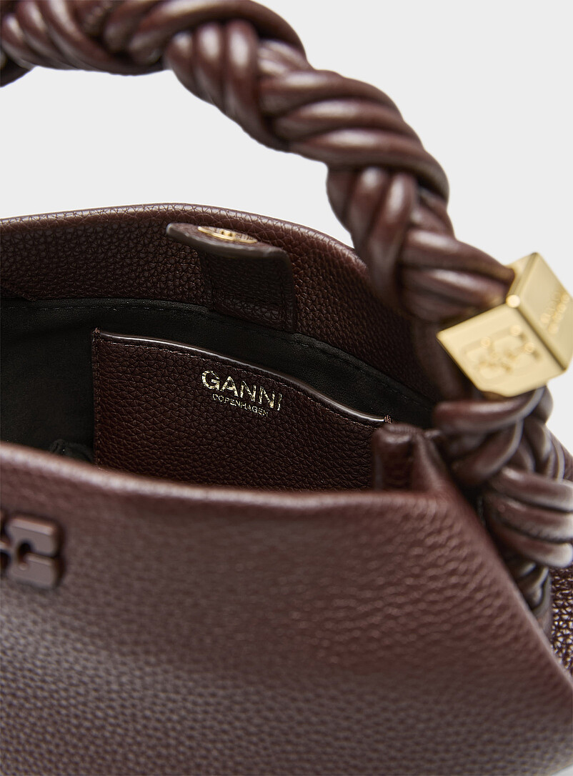 Bou Mini brown braided-handle bag product image 3