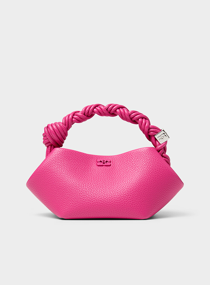 Bou Mini pink braided handle bag product image (primary)