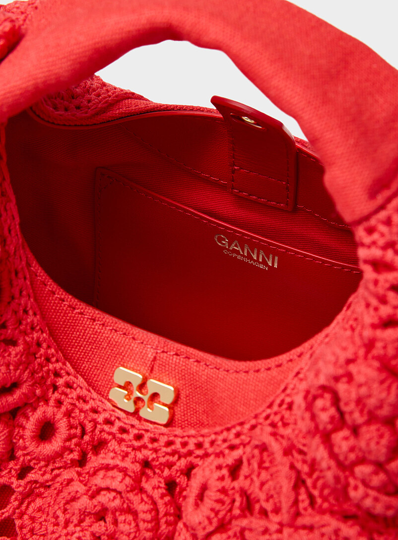 Red crochet small bag product image 3