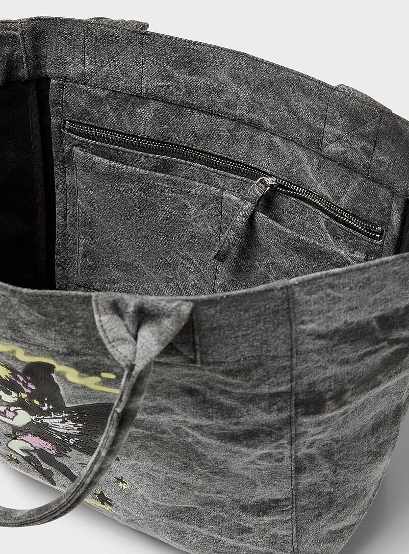 Gothic fairy XXL denim tote product image 3
