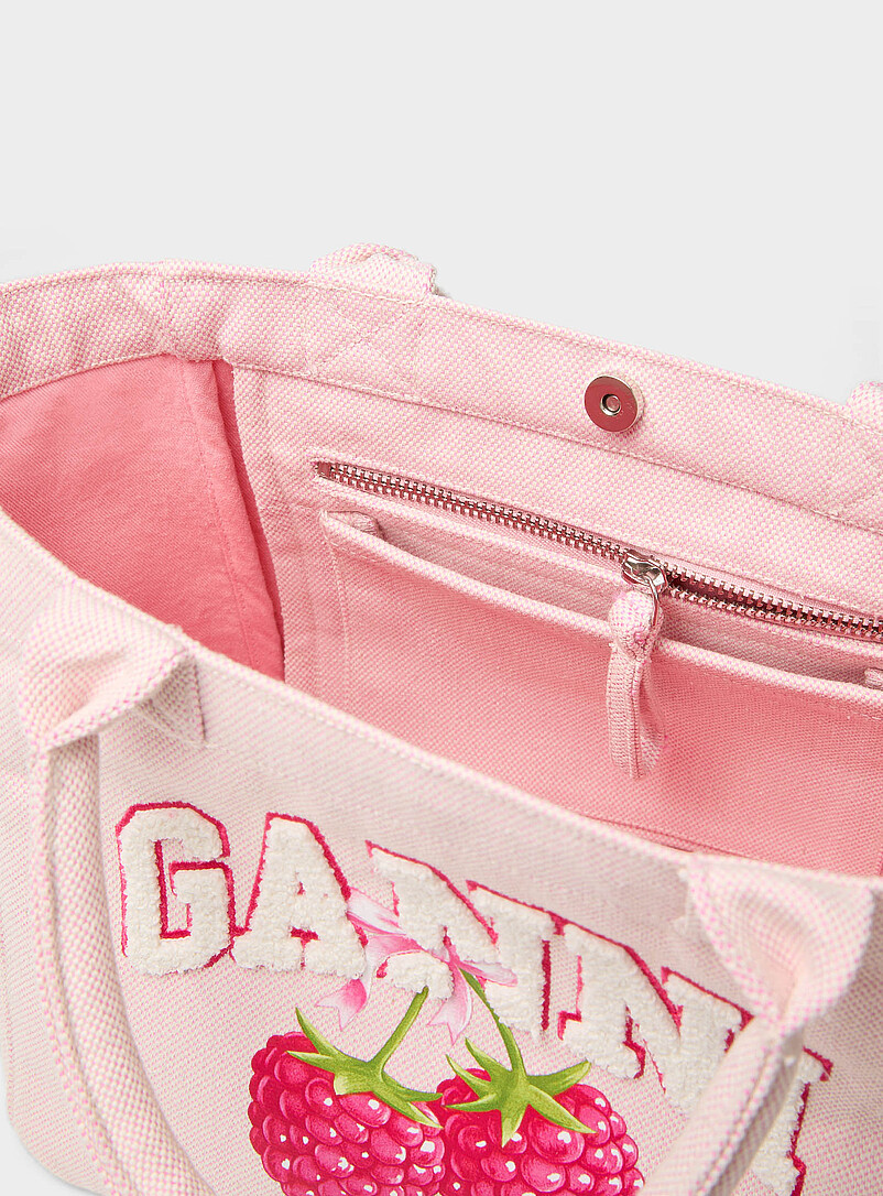 Cute raspberries small tote bag product image 3