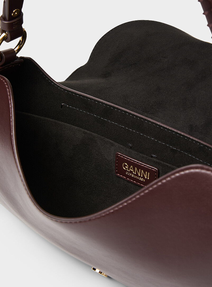 Kat chocolate-brown leather shoulder bag product image 3
