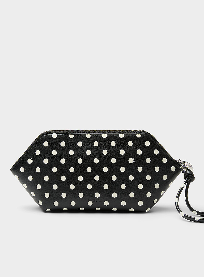 Bou polka-dotted zippered cosmetics case product image 2
