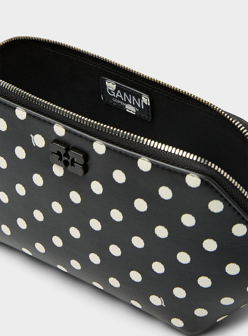 Bou polka-dotted zippered cosmetics case product image 3
