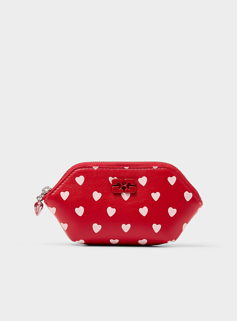 Bou hearts zippered coin purse product image (primary)