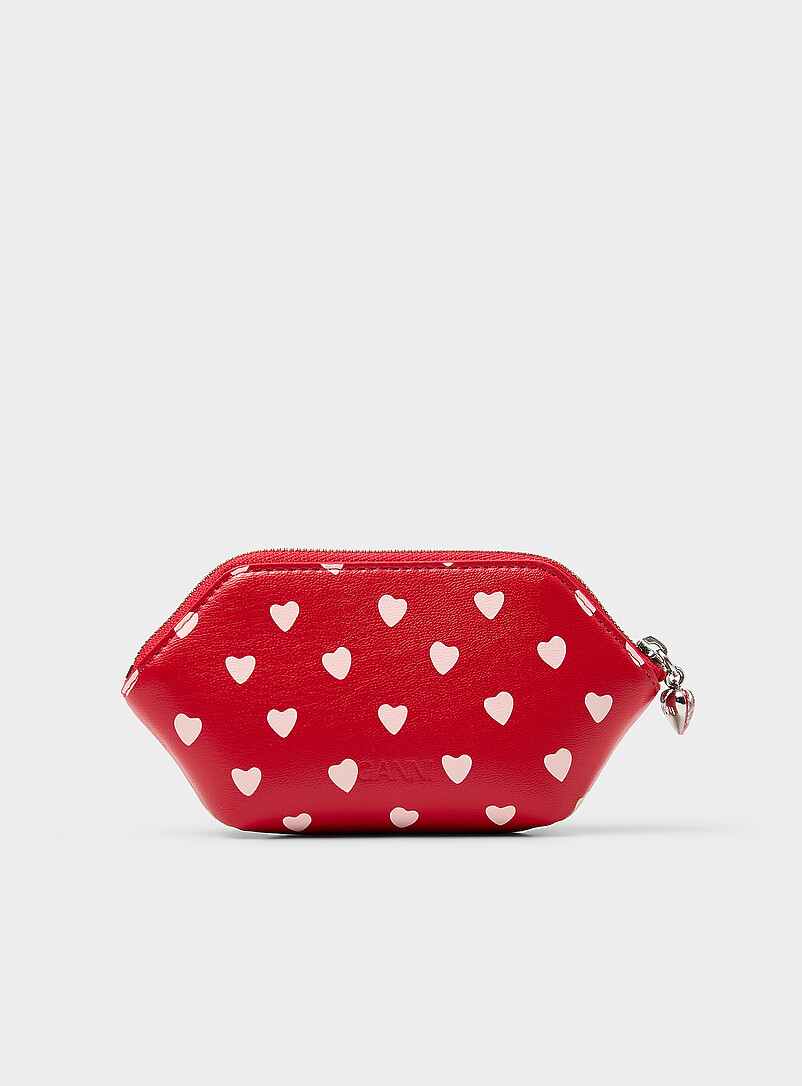 Bou hearts zippered coin purse product image 2