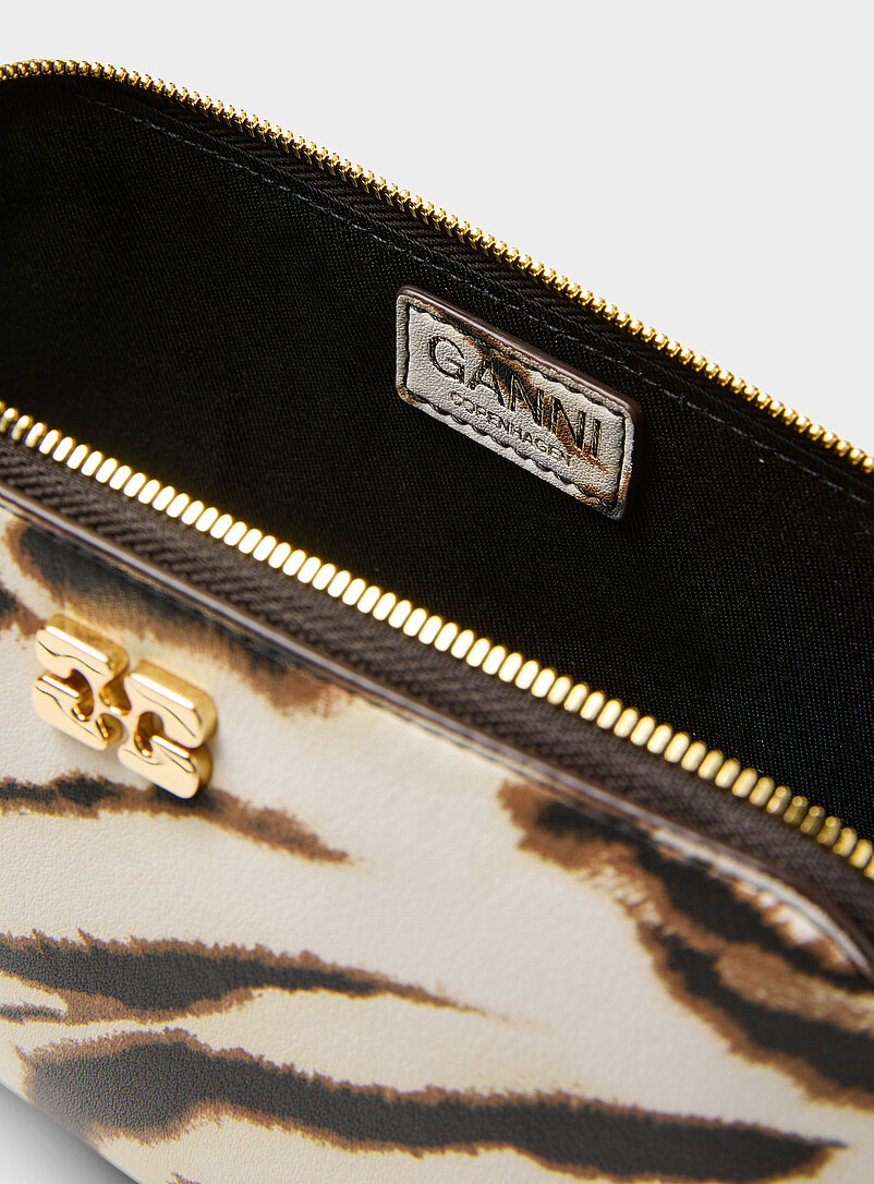 Bou zebra print zippered cosmetics case product image 3