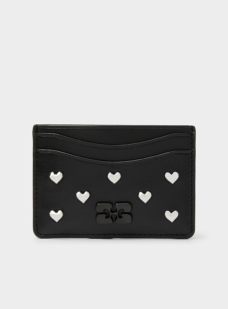 Bou heart stud cardholder product image (primary)
