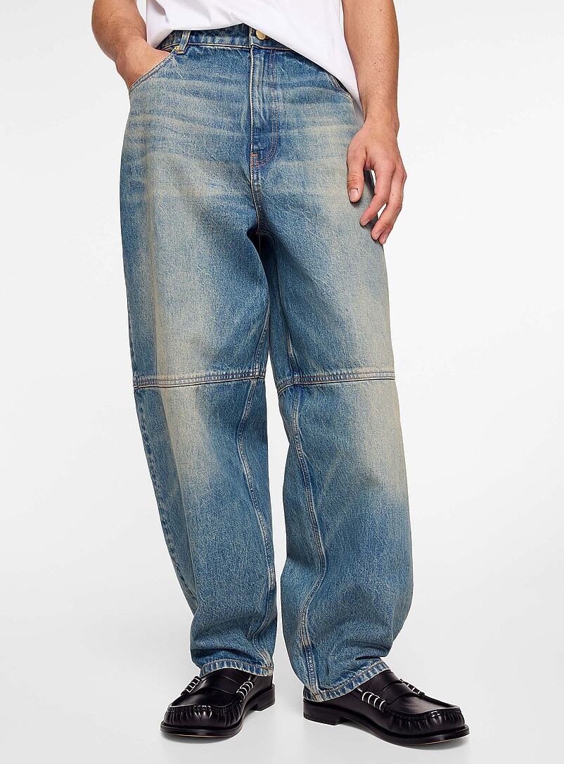 Faded blue barrel jean product image 2