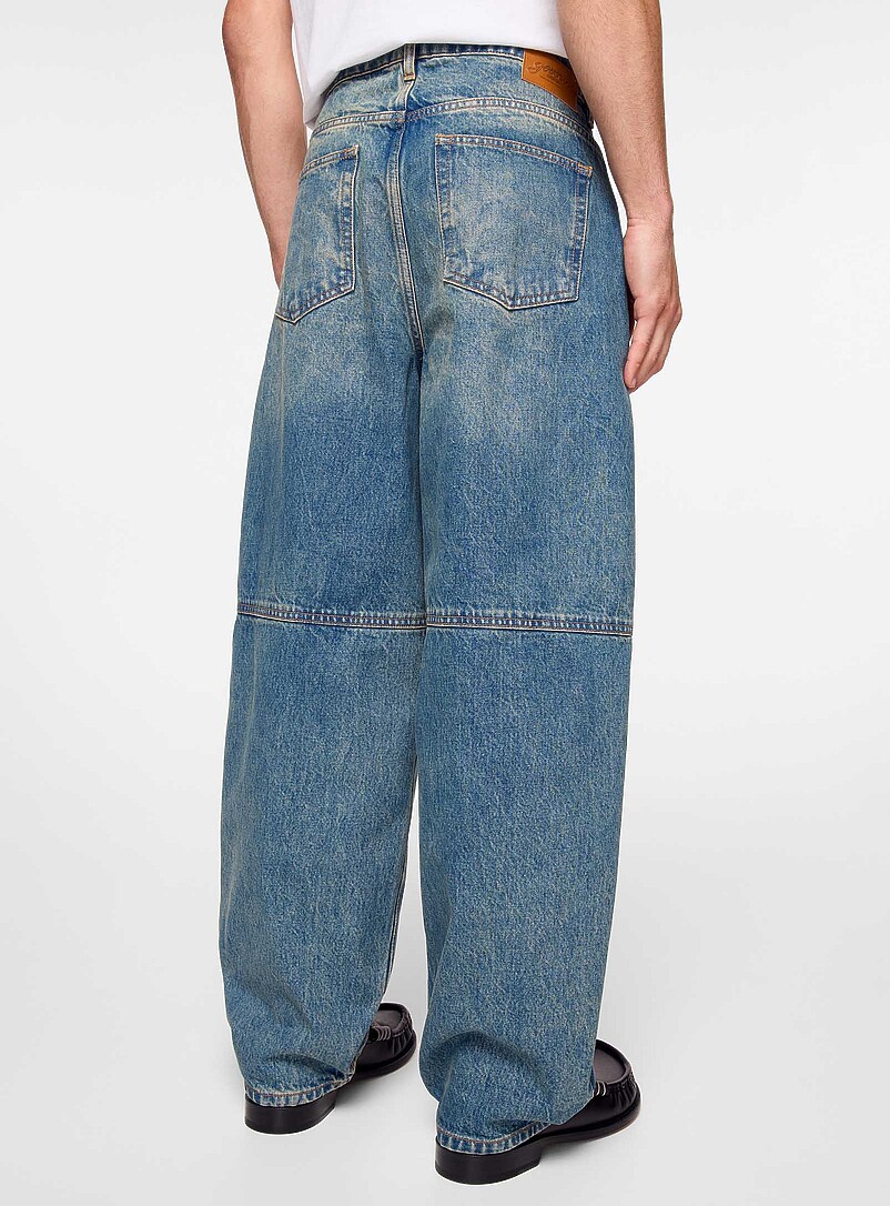 Faded blue barrel jean product image 3