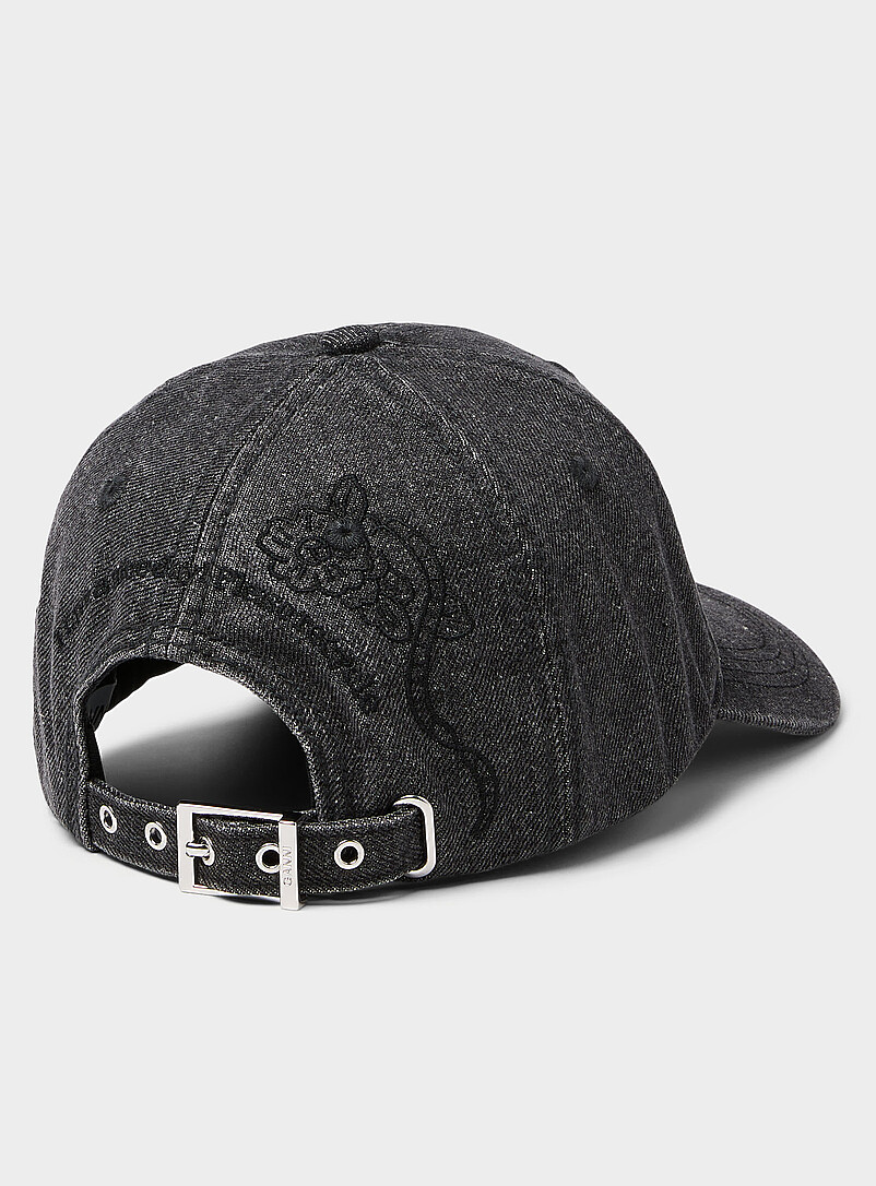 Tonal embroidery washed baseball cap product image 2