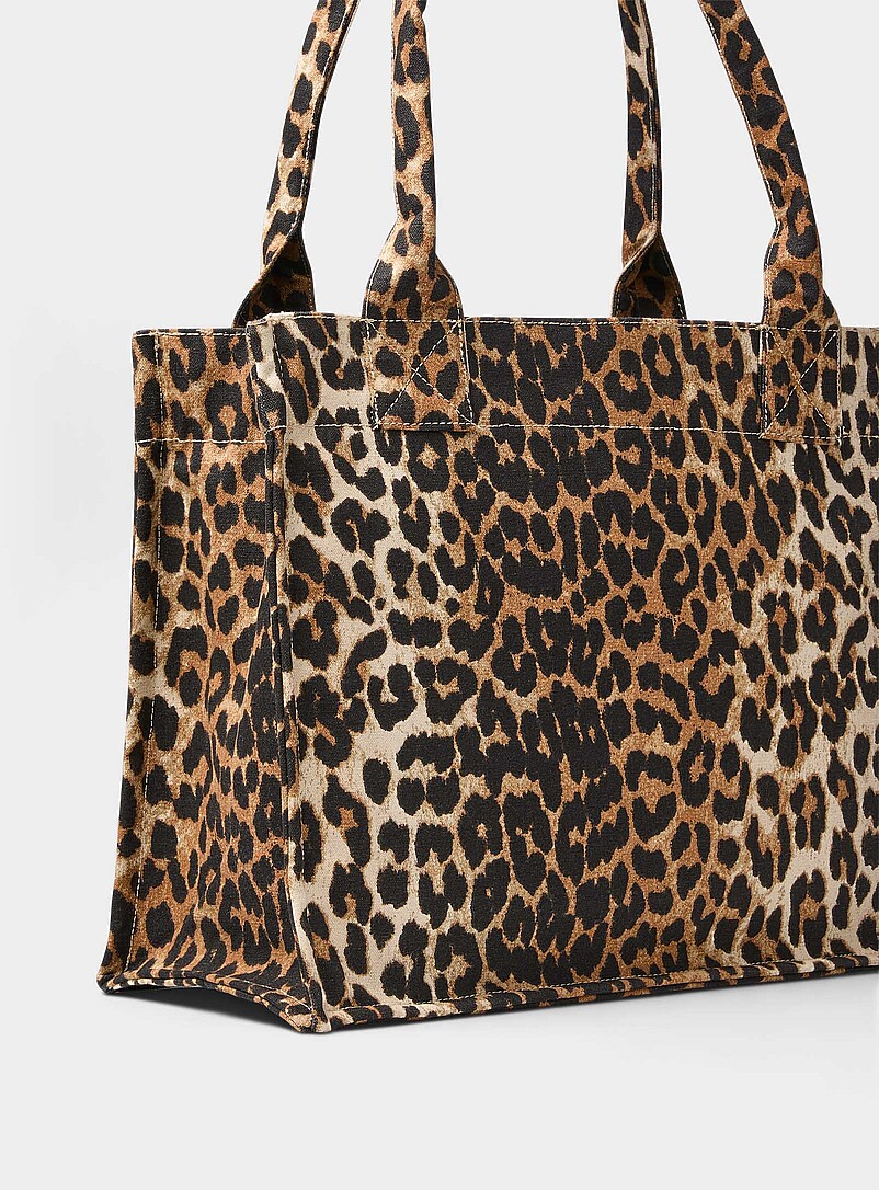 Please Recycle leopard print tote bag product image 2