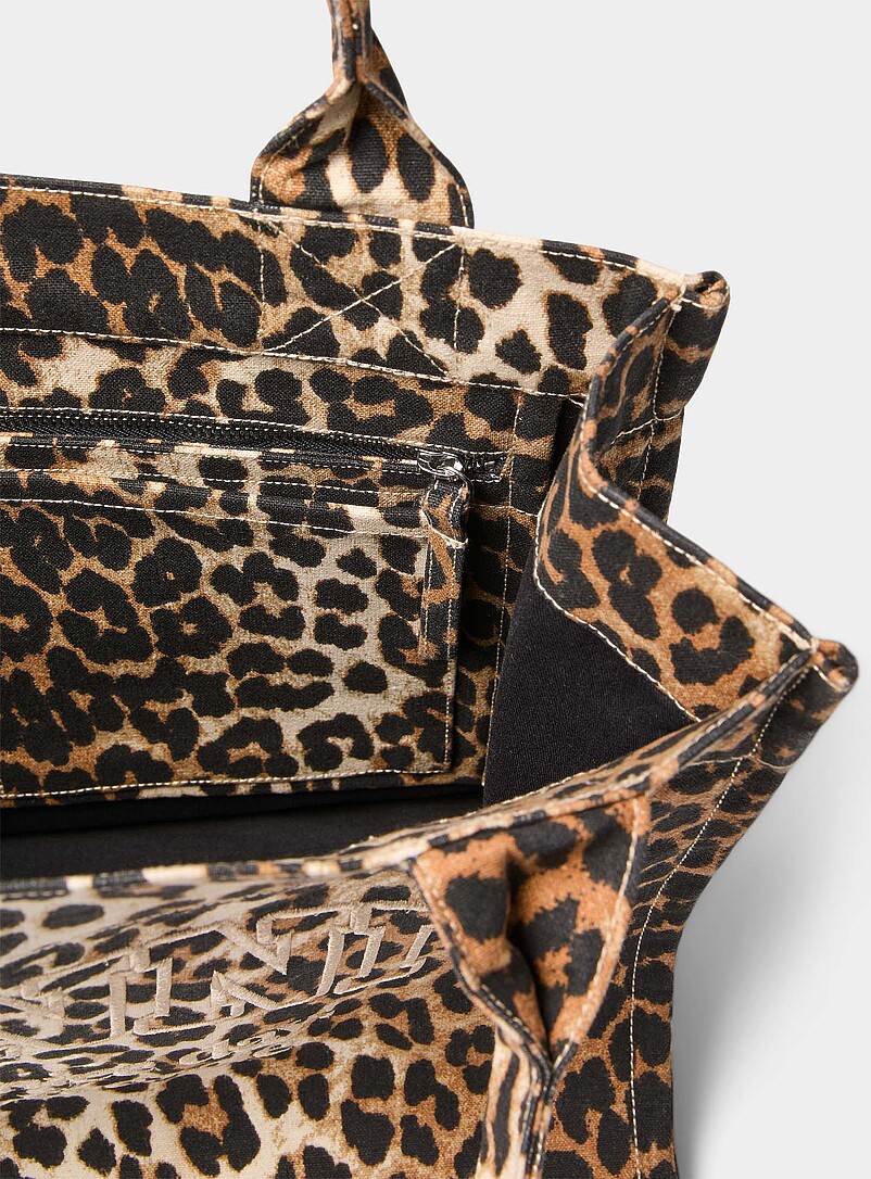 Please Recycle leopard print tote bag product image 3