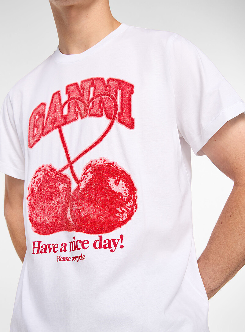 Cherry crystal logo T-shirt product image 2