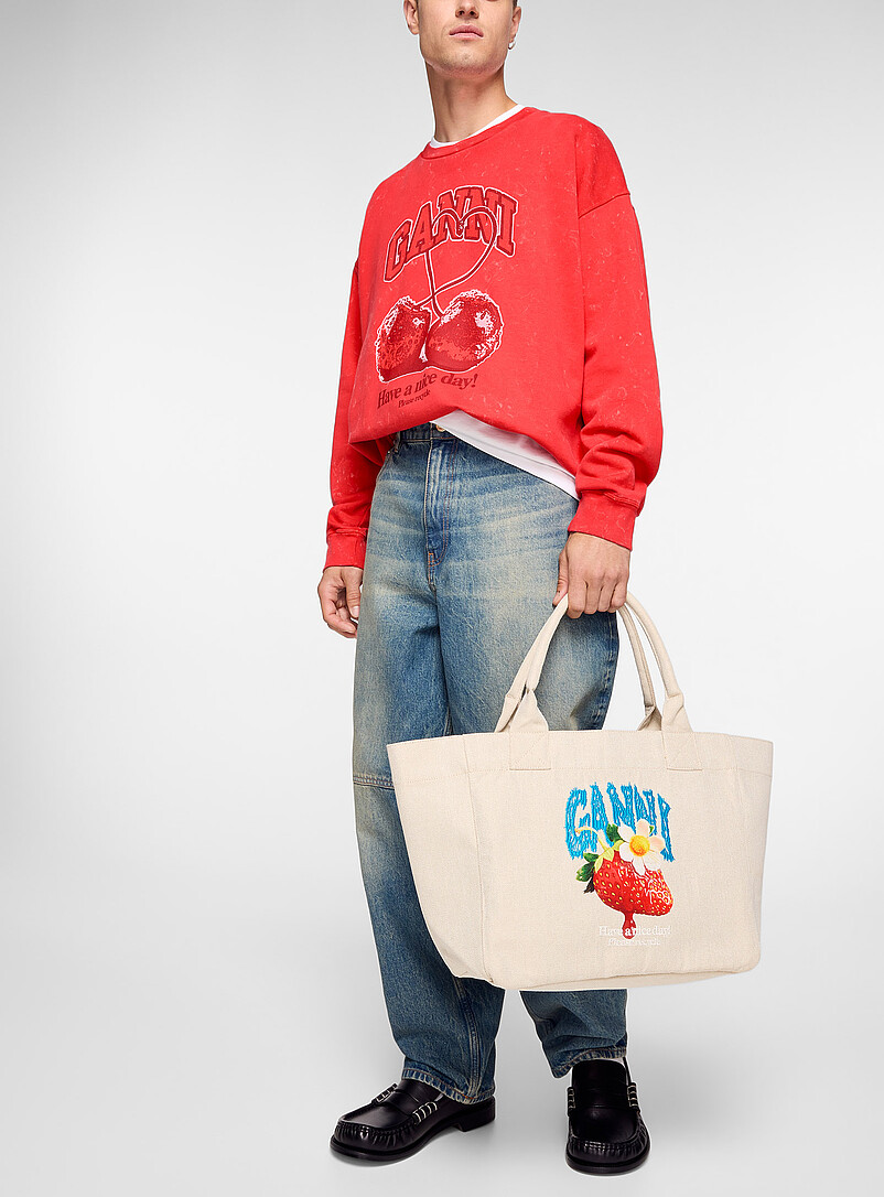 Washed cherry logo sweatshirt product image 2