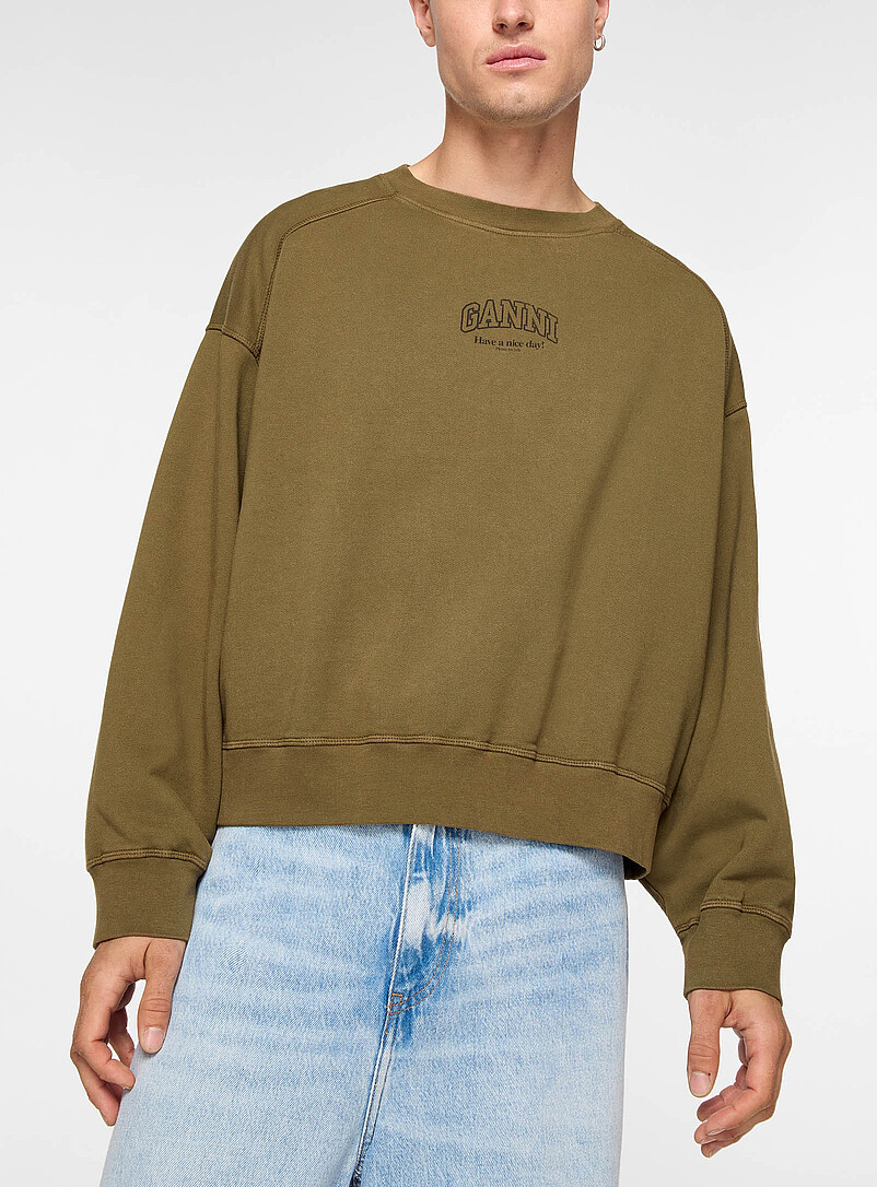 Washed logo raglan sweatshirt product image 2