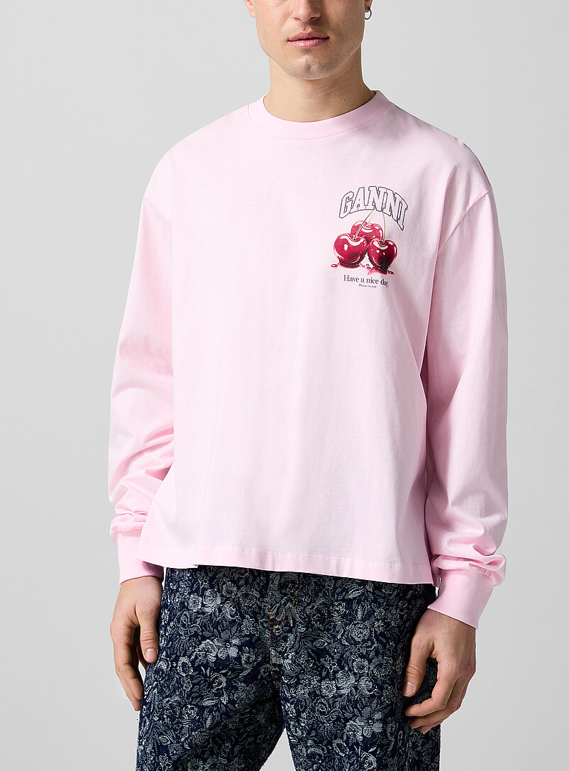 Cherries Logo Long-Sleeve T-Shirt