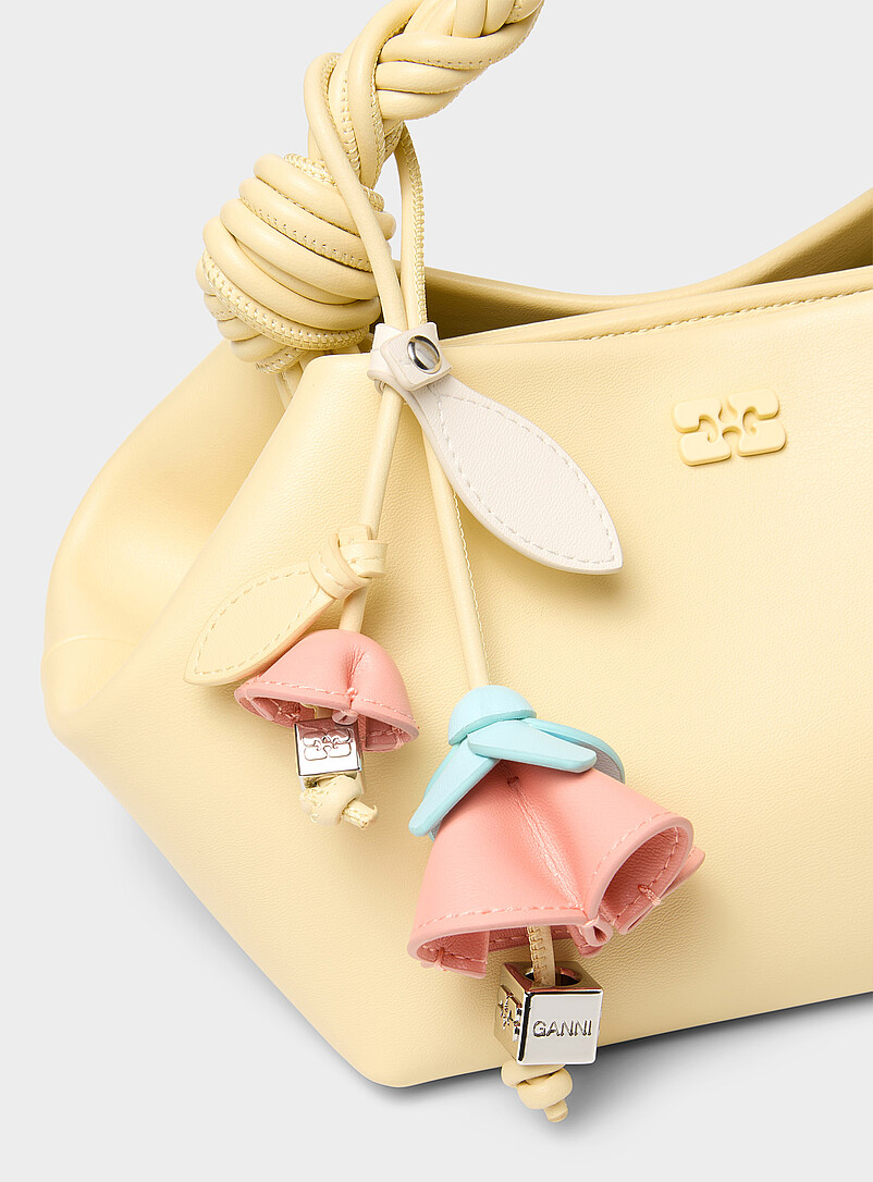 Spring flowers bag charm product image (primary)