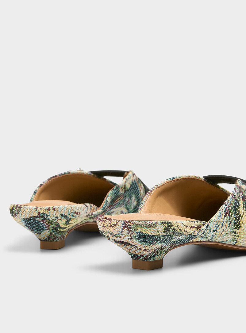 Sue fine strap tapestry mules product image 2