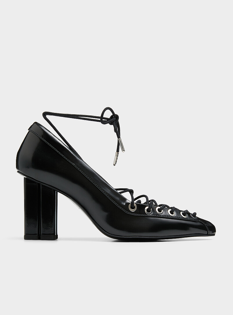 Architectural heel laced pumps Women product image (primary)