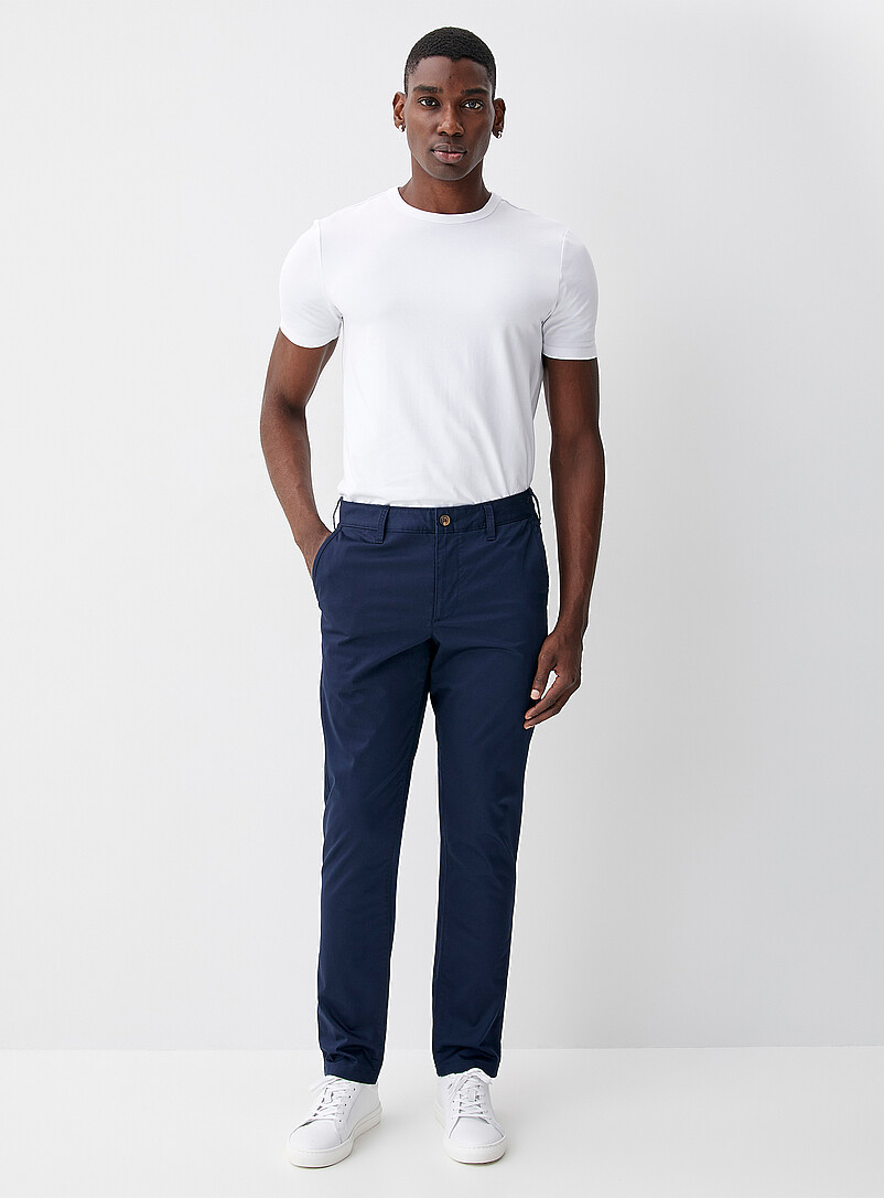 Le 31: Le chino extensible <b>Coupe Stockholm - &Eacute;troite</b> Noir pour homme