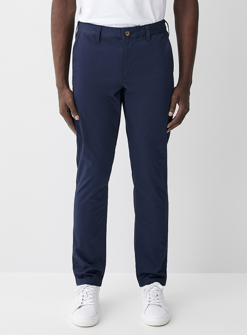 Le 31: Le chino extensible <b>Coupe Stockholm - &Eacute;troite</b> Noir pour homme