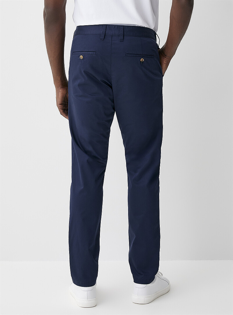 Le 31: Le chino extensible <b>Coupe Stockholm - &Eacute;troite</b> Noir pour homme