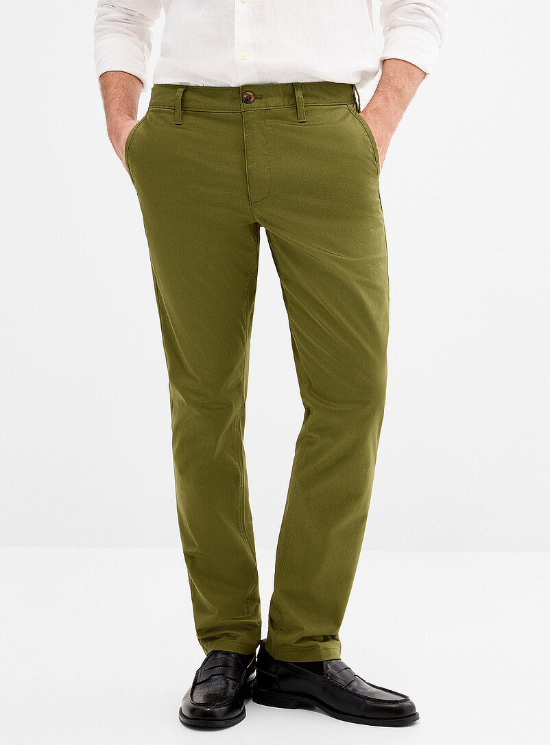Le 31: Le chino extensible <b>Coupe Stockholm - &Eacute;troite</b> Noir pour homme