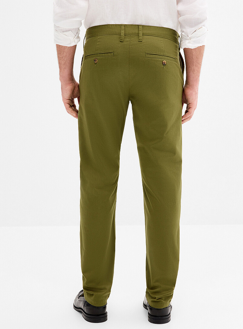 Le 31: Le chino extensible <b>Coupe Stockholm - &Eacute;troite</b> Noir pour homme