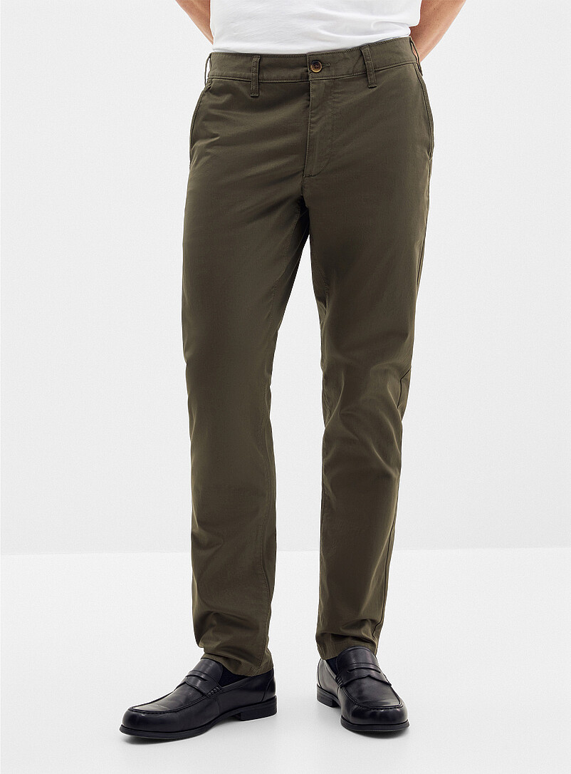 Le 31: Le chino extensible <b>Coupe Stockholm - &Eacute;troite</b> Noir pour homme