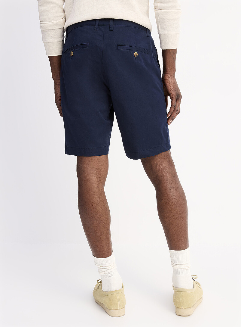 Le 31 Off White Stretch chino Bermudas <b>Inseam: 9" (23 cm)</b> for men