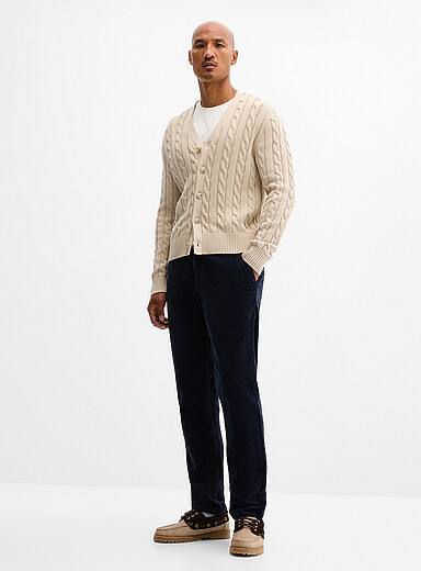 Stretch corduroy pant <b>Stockholm fit - Slim</b>