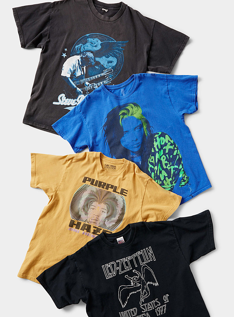 Twik: Le t-shirt ample groupes musicaux <b>Archives - Pièces vintage uniques</b> Assorti pour femme
