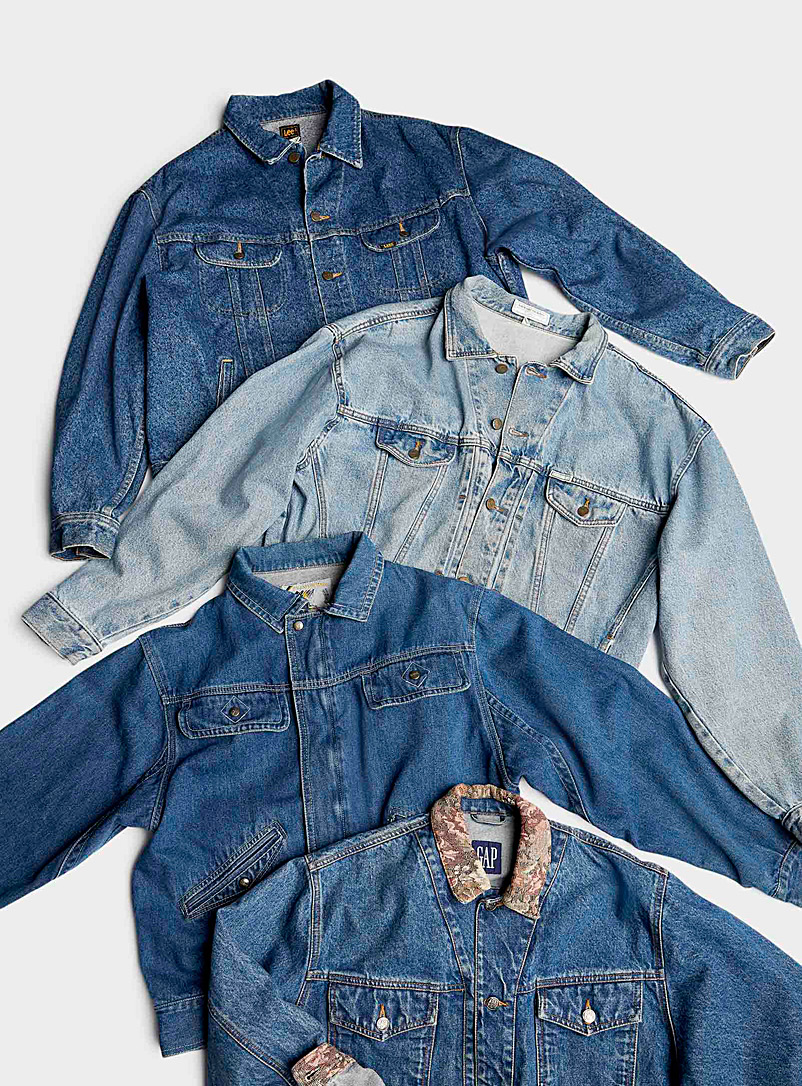 Twik: La veste en jean ample <b>Archives - Pièces vintage uniques</b> Assorti pour femme