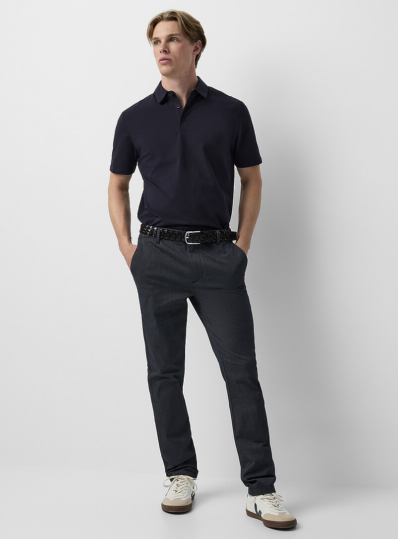Pantalon En Cuir Homme - Coupe Étroite, Élastique, Style Moto, Tendance 2026