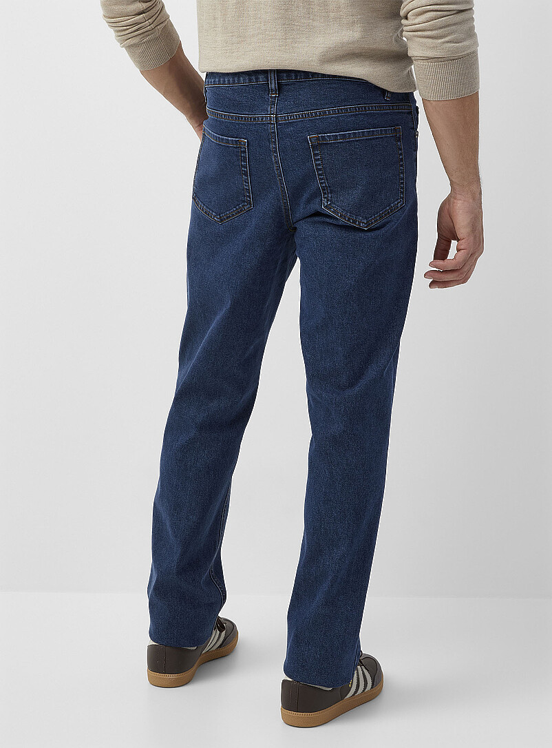 Le 31 Indigo/Dark Blue Dark blue jean <b>London fit - Slim straight</b> for men