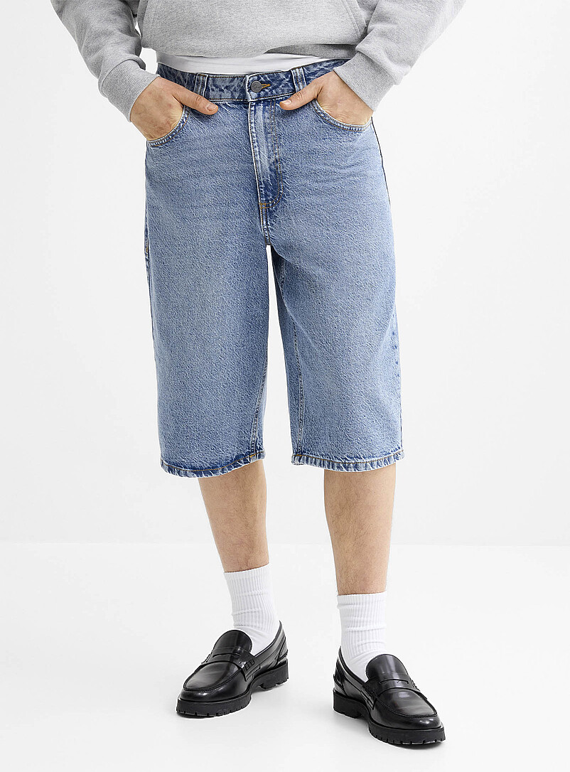 Djab Baby Blue 15" faded blue jort <b>Baggy fit</b> for men