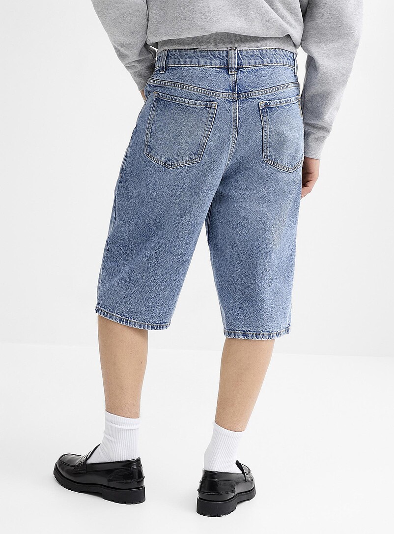 Djab Baby Blue 15" faded blue jort <b>Baggy fit</b> for men