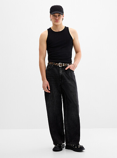Faded black 5-pocket jean <b>Camden fit - Baggy</b>