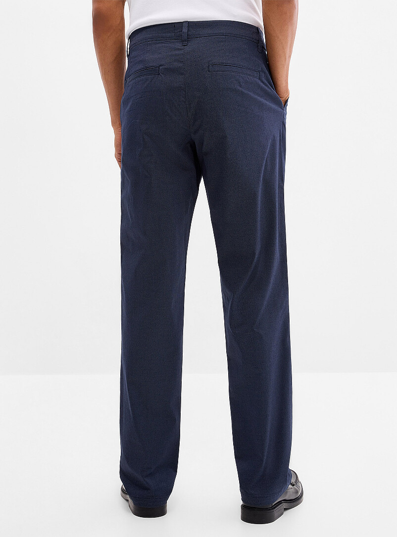 Le 31: Le chino faux uni <b>Coupe London - Droite &eacute;troite</b> Gris clair pour homme