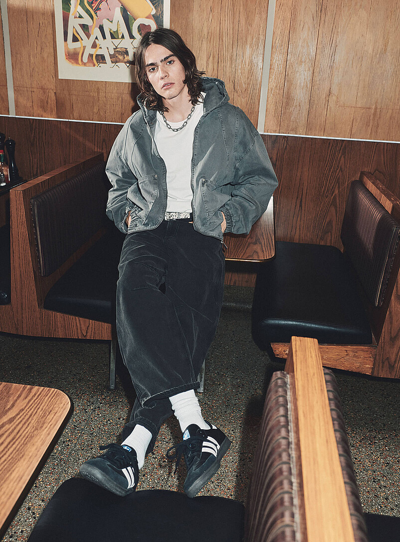 Washed Heavy 5-Pocket Pant Barrel Fit