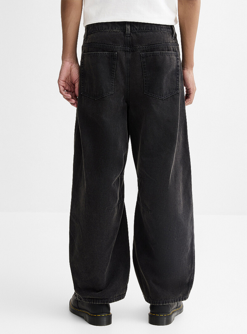 Washed heavy 5-pocket pant Barrel fit product image 3