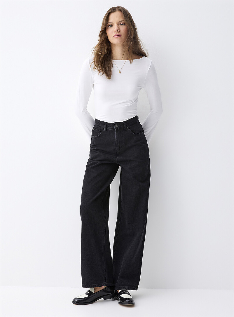 High-rise wide-leg jean R&B fit product image (primary)