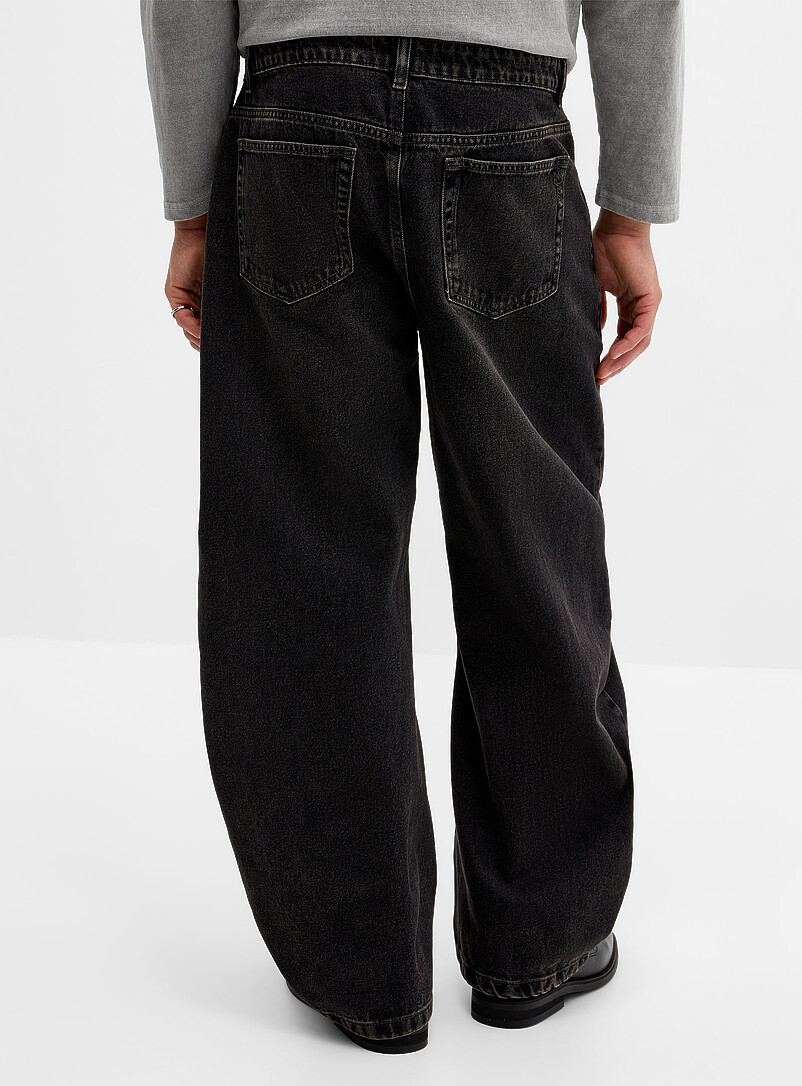 Loose black wash jean Malasaña fit - Barrel product image 3
