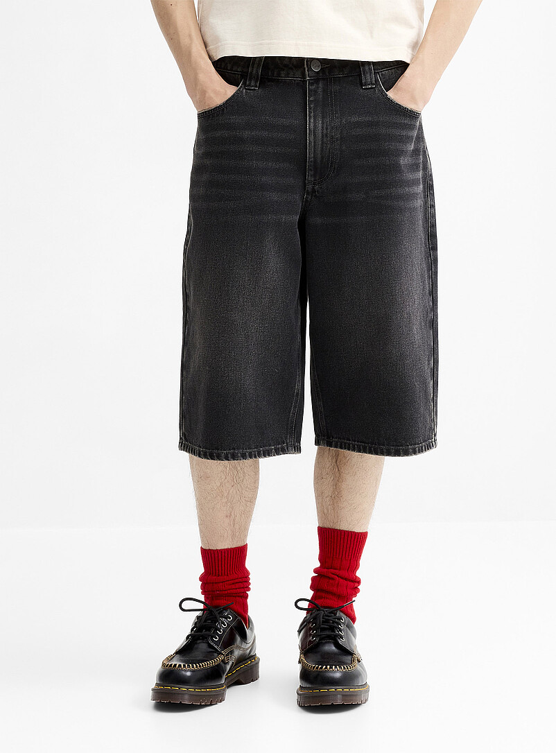 14" faded black jort Baggy fit product image 2