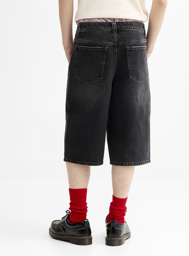 14" faded black jort Baggy fit product image 3