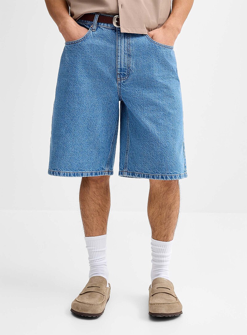 Medium-blue jort Inseam: 11" (28 cm) product image 2